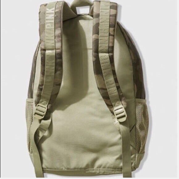 VICTORIA'S SECRET PINK CAMPUS CAMOUFLAGE BACKPACK - Picture 3 of 9